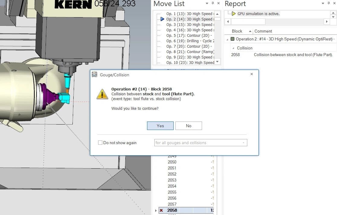 Machine Simulation & Collision Checking